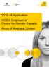 Application WGEA Employer of Choice for Gender Equality Alcoa of Australia Limited