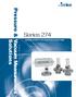Pressure & Vacuum Measurement. Solutions. Series 274