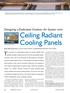 Ceiling Radiant Cooling Panels