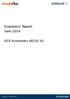 Examiners Report June GCE Economics 6EC01 01