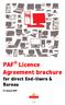 PAF Licence Agreement brochure