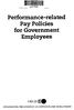 Performance-related Pay Policies for Government Employees