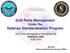DoD Parts Management. Defense Standardization Program