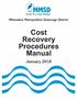 Cost Recovery Procedures Manual