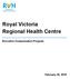 Royal Victoria Regional Health Centre. Executive Compensation Program