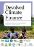 Devolved Climate Finance