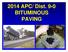 2014 APC/ Dist. 9-0 BITUMINOUS PAVING
