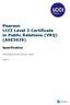 Pearson LCCI Level 3 Certificate in Public Relations (VRQ) (ASE3029)
