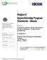 Region 5 Apprenticeship Program Standards - Illinois