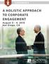 CONFERENCE A HOLISTIC APPROACH TO CORPORATE ENGAGEMENT
