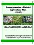 Comprehensive - District Agriculture Plan (C-DAP) GAUTAM BUDDHA NAGAR. District Planning Committee. Gautam Buddha Nagar (Uttar Pradesh)