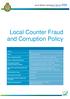 Local Counter Fraud and Corruption Policy