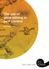 The use of gene editing in pest control. Discussion paper