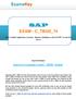 SAP EXAM - C_TBI30_74. SAP Certified Application Associate - Business Intelligence with SAP BW 7.4 and SAP BI 4.1.