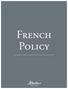French Policy. 1 Government of Alberta French Policy