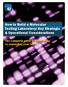 How to Build a Molecular Testing Laboratory: Key Strategic & Operational Considerations. The complete guide to developing or expanding your lab