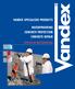 VANDEX SPECIALISED PRODUCTS WATERPROOFING CONCRETE PROTECTION CONCRETE REPAIR