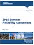 2015 Summer Reliability Assessment