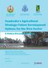 Cambodia s Agricultural Strategy: Future Development Options for the Rice Sector