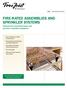 Featuring Fire Assembly Details and Sprinkler Installation Guidelines