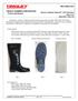 TRC-FWR TINGLEY RUBBER CORPORATION. Women s Weather Fashions PVC Knee Boot. Product Specification