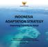 INDONESIA ADAPTATION STRATEGY Improving Capacity to Adapt