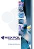 HEXPOL COMPOUNDING. A Material Difference