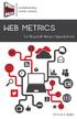 understanding media metrics WEB METRICS for Nonprofit News Organizations FIFTH IN A SERIES