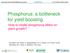 Phosphorus: a bottleneck for yield boosting