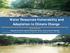 Water Resources Vulnerability and Adaptation to Climate Change