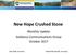 New Hope Crushed Stone. Monthly Update Solebury Communications Group October 2017
