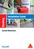 Installation Guide Roofing. Sarnafil Membranes