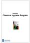 Laboratory Chemical Hygiene Program
