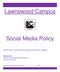 Lawnswood Campus. Social Media Policy