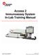 Access 2 Immunoassay System In-Lab Training Manual