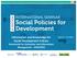 Information and Knowledge for Social Development Policies Secretariat for Evaluation and Information Management - SAGI/MDS
