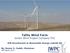 Tafila Wind Farm Jordan Wind Project Company PSC. EIB Investments in Renewable Energy outside EU