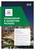 SPONSORSHIP & EXHIBITION PACKAGE