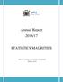 Annual Report 2016/17 STATISTICS MAURITIUS