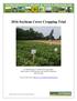 2016 Soybean Cover Cropping Trial
