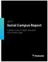 Social Campus Report. A global survey of higher education social media usage