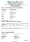 MATERIAL SAFETY DATA SHEET This MSDS is compatible with ISO :1994 and conforms to ANSI standard Z
