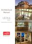 Architectural Manual. Fiberglass Windows & Patio Doors