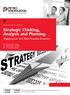 Strategic Thinking, Analysis and Planning
