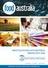 PRINT & ONLINE ADVERTISING MEDIA KIT 2018 SUPPORTING AUSTRALIA S FOOD INDUSTRY PROFESSIONALS. W  T F