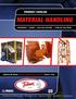 MATERIAL HANDLING PRODUCT CATALOG CONTAINERS / DRUMS / BULK BAG SYSTEMS / TURN KEY SOLUTIONS AMERICAN MADE BUILT BRICKYARD TOUGH SINCE 1952