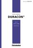 Grade Series of DURACON. Acetal Copolymer DURACON M90-44 CF2001/CD3068. (Standard grade)