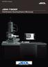 JSM-7800F Field Emission Scanning Electron Microscope