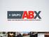 ABX GROUP PROFILE. Sales / Market Coverage Over 550,000 Mton/yr in Sales in More than 2,000 active customers + 60,000 shipments/yr