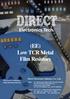 (EE) Low TCR Metal Film Resistors